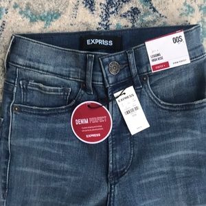 Express Denim Perfect High Rise Legging